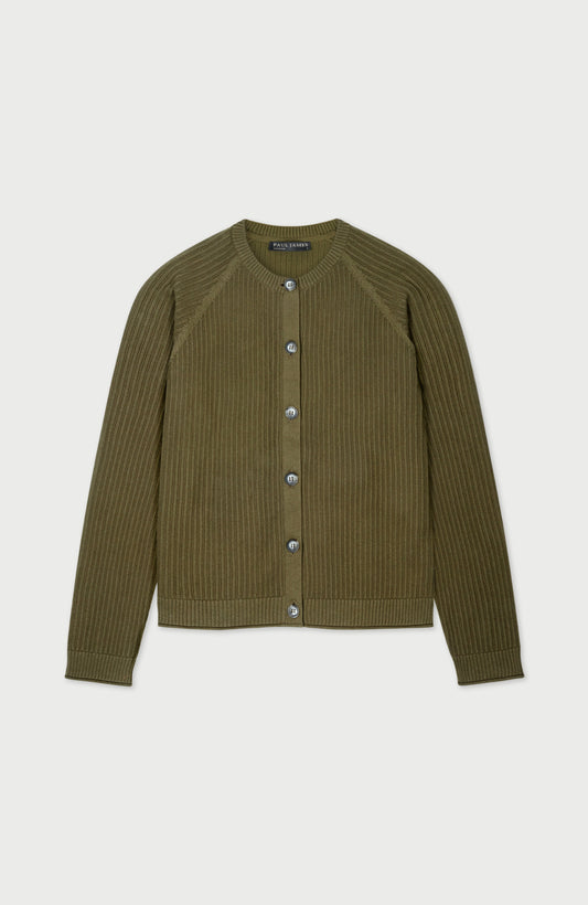Womens Lightweight Cotton Textured Cardigan