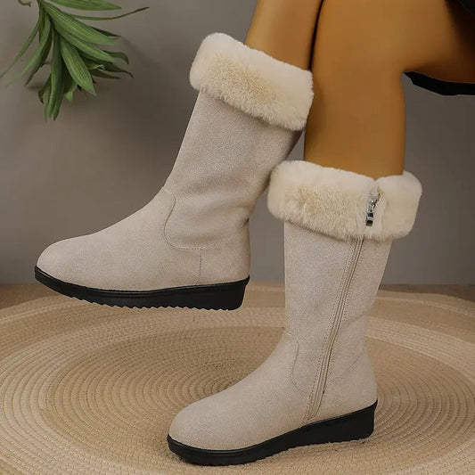 Cosy fur-lined warm winter boots for women | Hailey