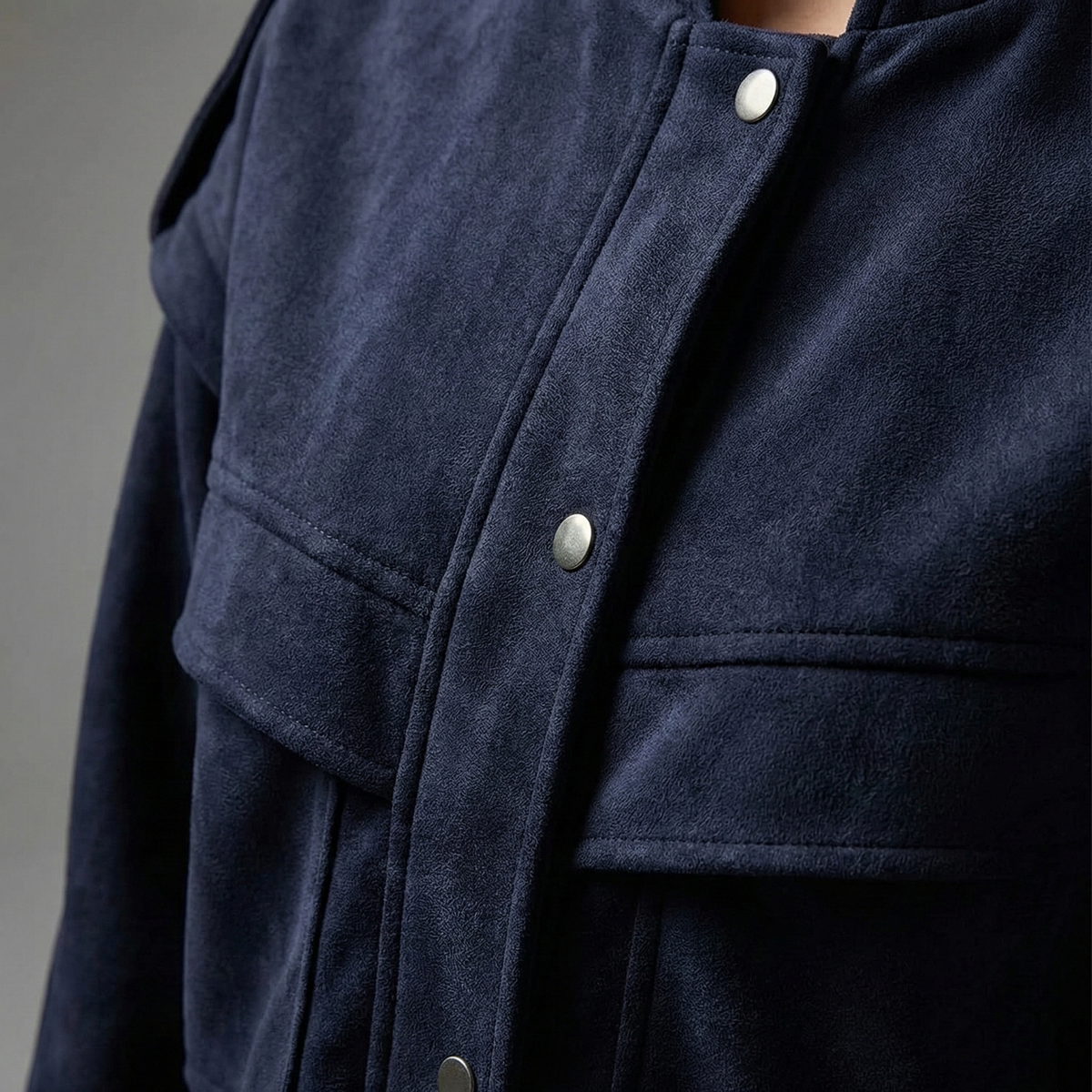 Francheska Suede Fleece Jacket