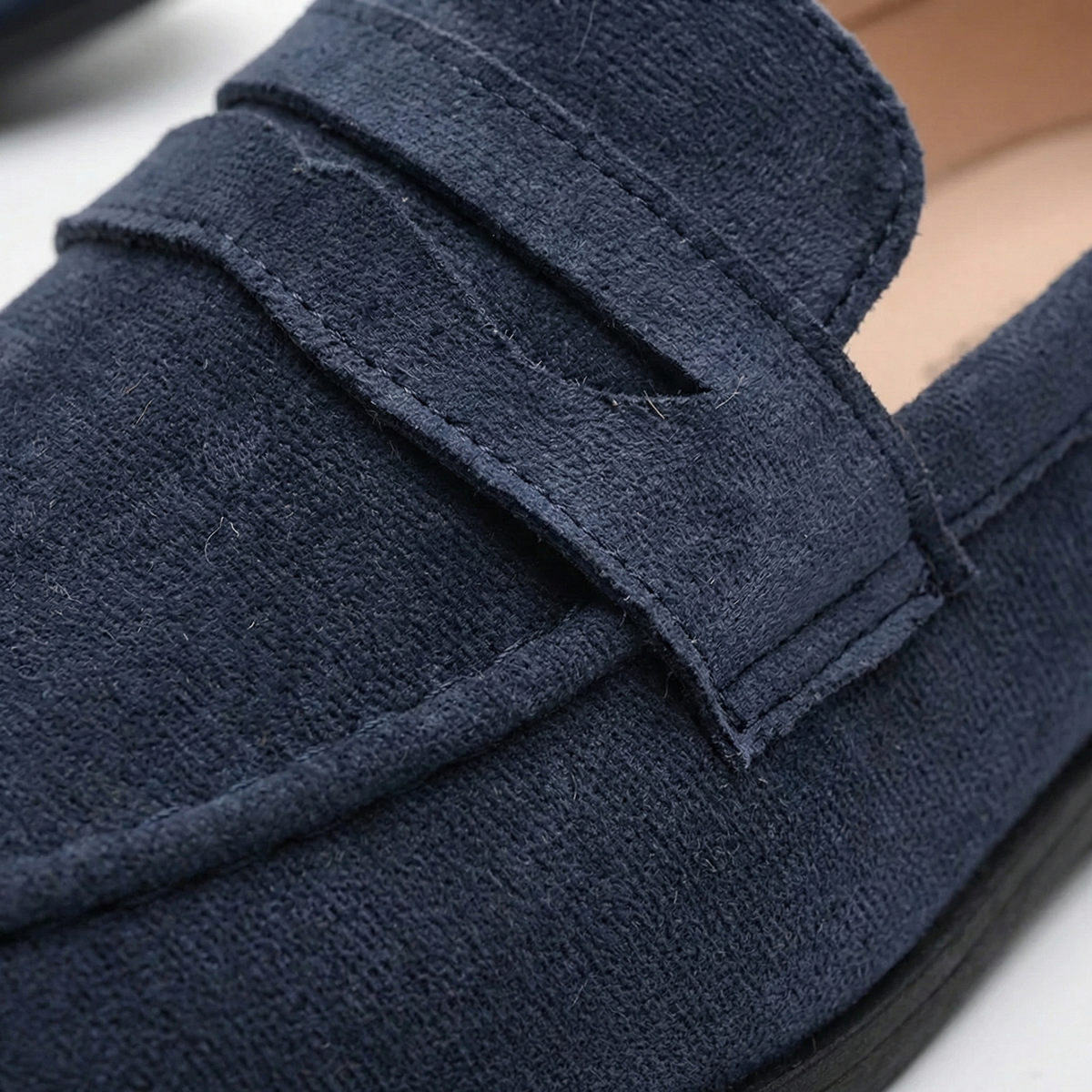Lorence Suede Slip On Loafers