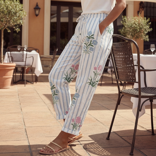 Milan Vertical Striped Trousers