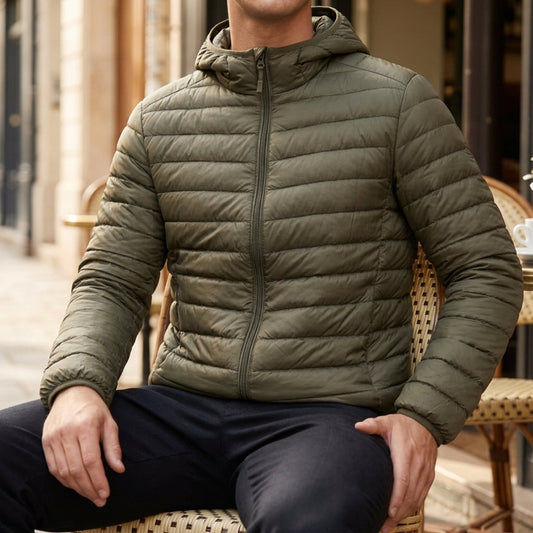 Cassiel Quilted Puffer Jacket with Hood