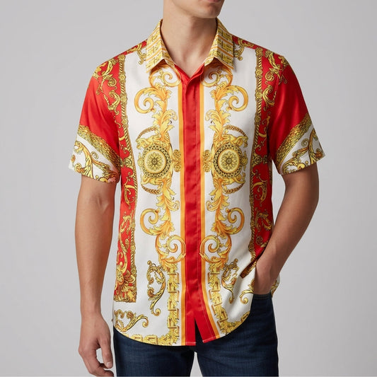 Monaco Baroque Print Shirt