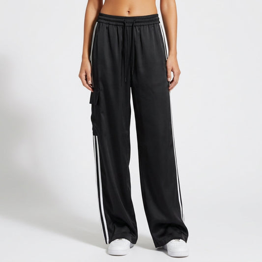 Wide Leg Cargo Joggers