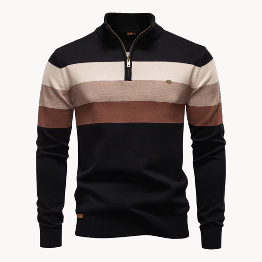 Classic quarter-zip everyday jumper for men | Burk