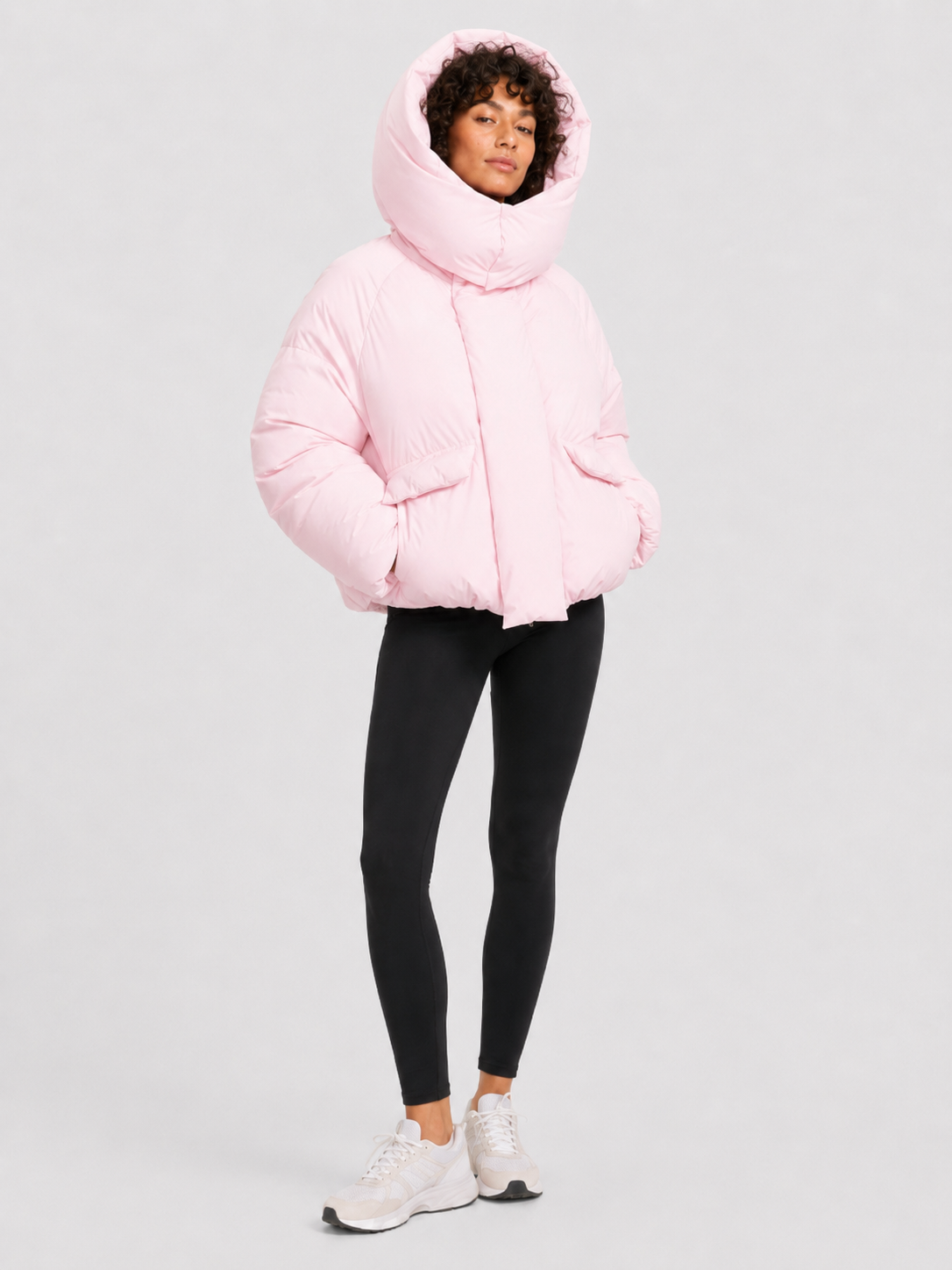Women’s Cropped Hooded Puffer Jacket