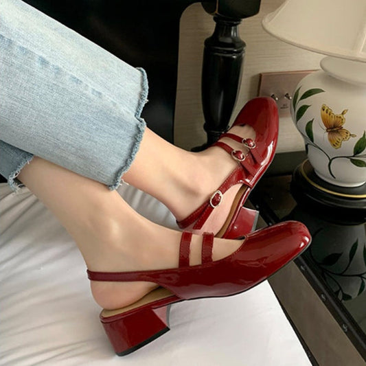 Classic orthopaedic everyday leather flats for women | Nancy