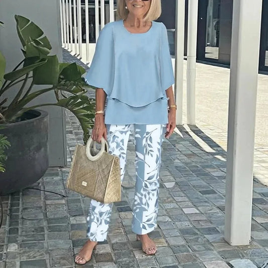 Stylish printed everyday two-piece set for women | Genevieve