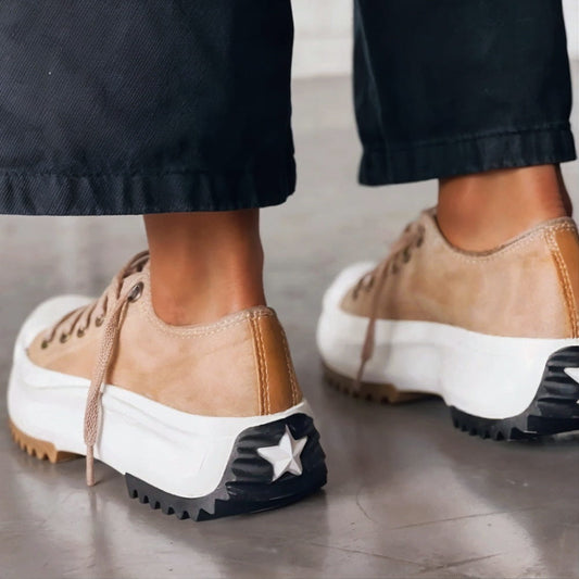 Low-top shoes with thick sole for women | Gianna