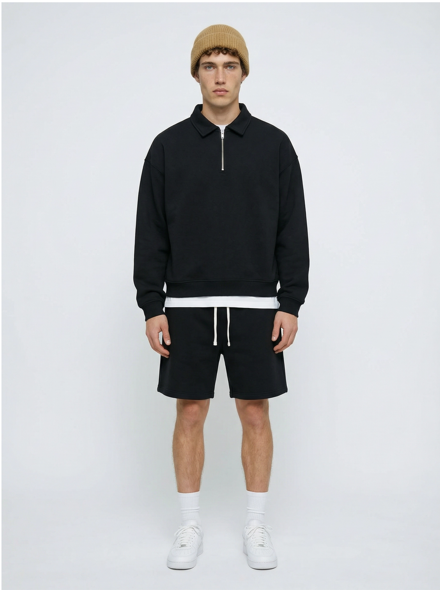 Knit Polo Sweater