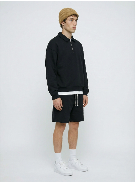 Knit Polo Sweater