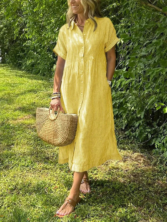 Relaxed elegant everyday maxi dress for women | Ruby