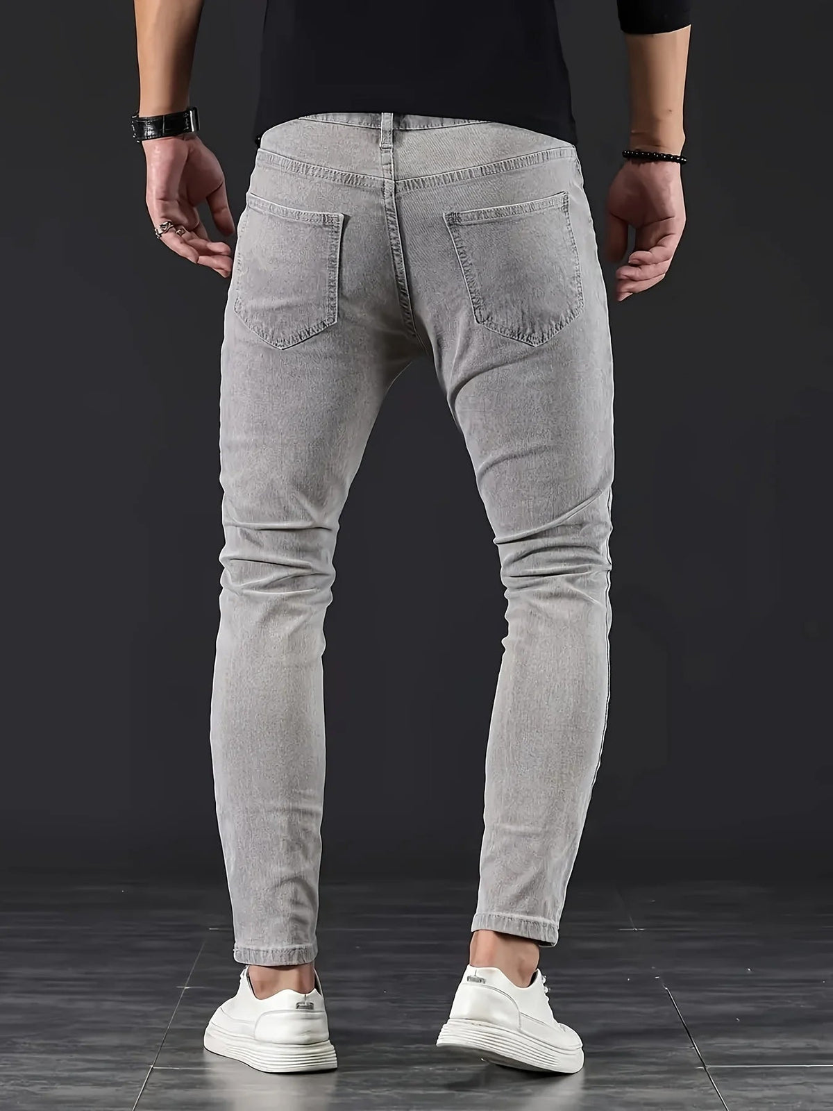 Tenuto Men's Slim Fit Jeans – Stretch Denim Pants