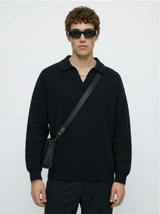 Oversized Quarter-Zip Sweatshirt