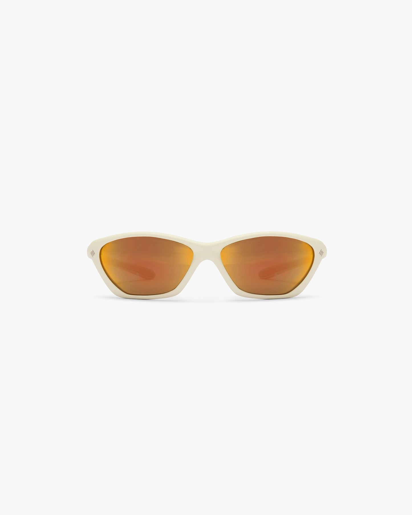 Wrap Sport Sunglasses with Mirrored Lenses