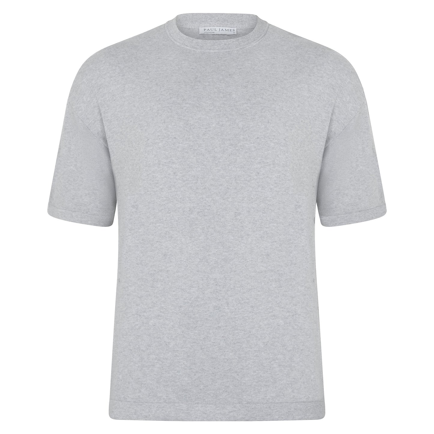 Womens Lightweight Cotton Oversized Knitted T-Shirt