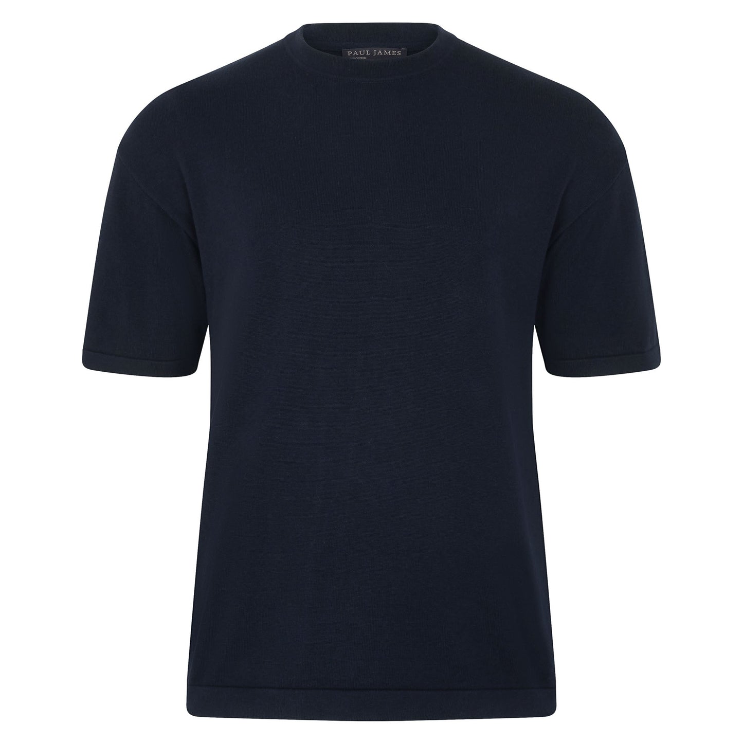 Womens Lightweight Cotton Oversized Knitted T-Shirt