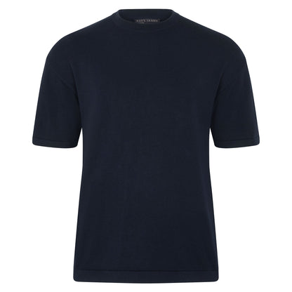Womens Lightweight Cotton Oversized Knitted T-Shirt