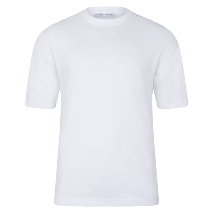 Womens Lightweight Cotton Oversized Knitted T-Shirt