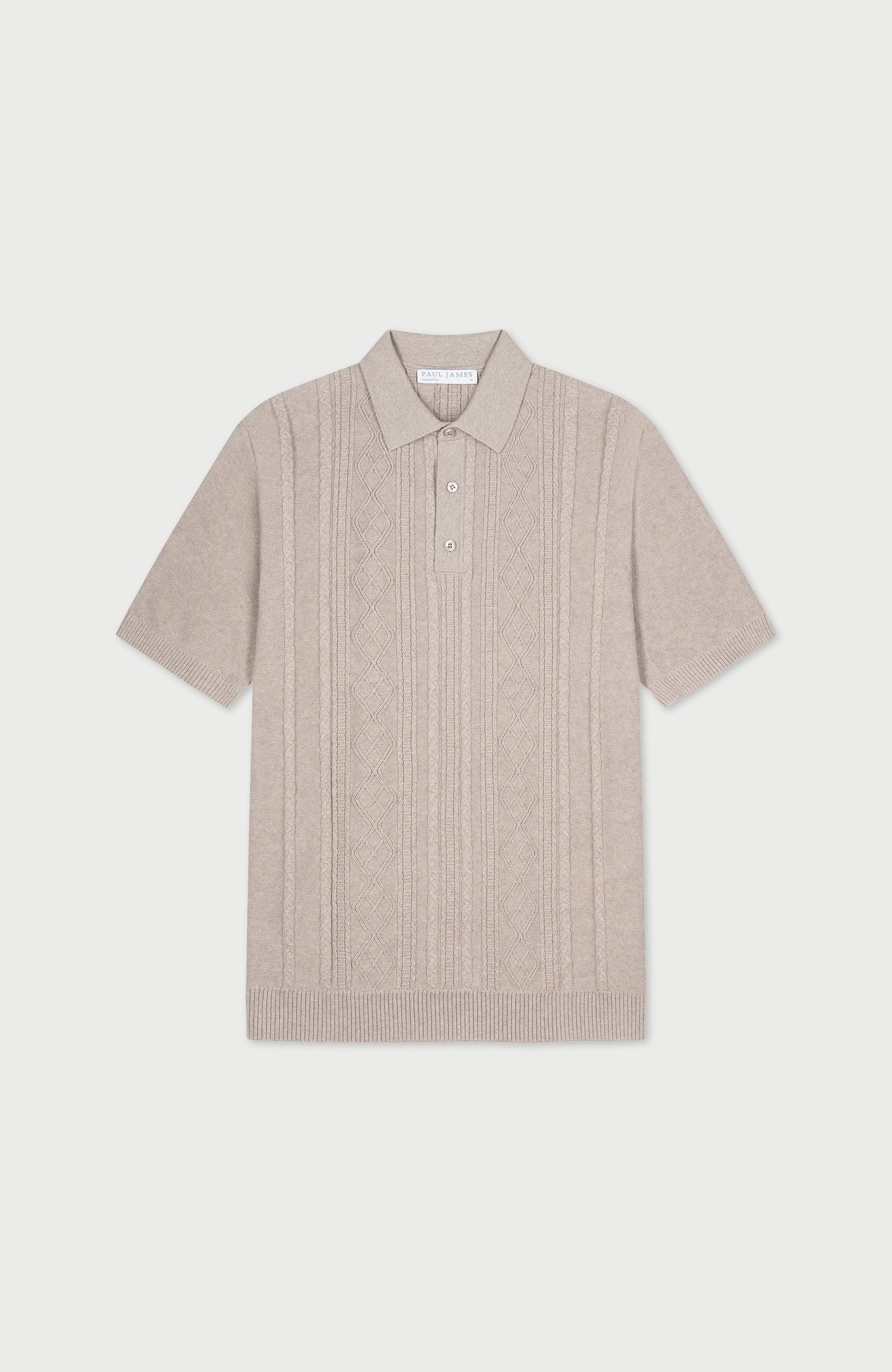 Mens Midweight Cotton Fishermans Polo Shirt