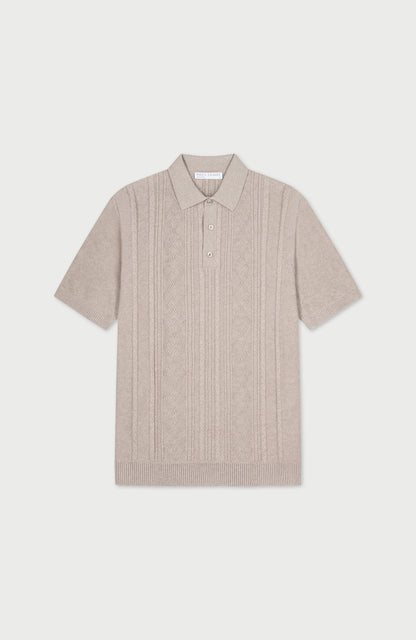 Mens Midweight Cotton Fishermans Polo Shirt