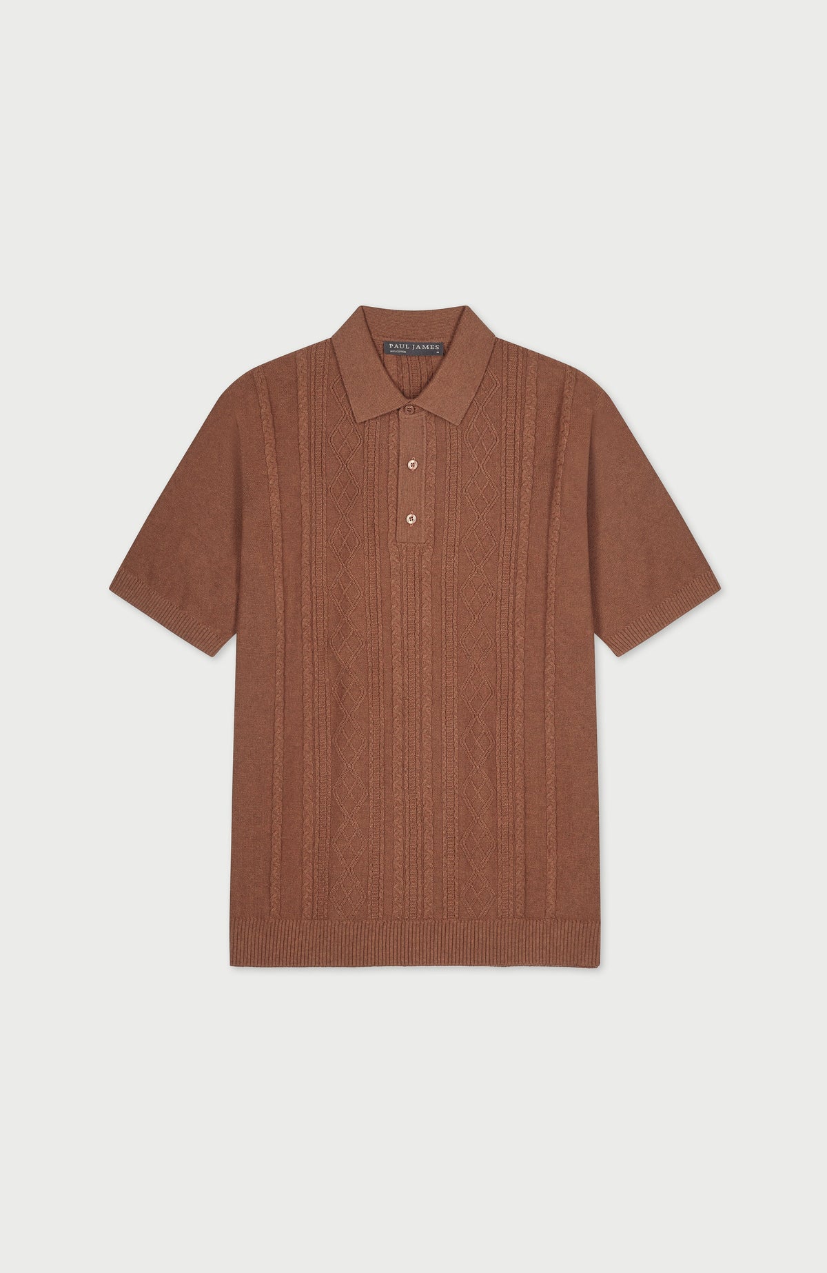 Mens Midweight Cotton Fishermans Polo Shirt