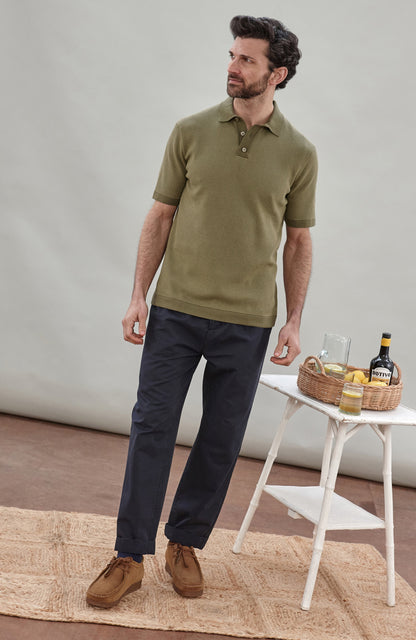 Mens Lightweight Cotton Sorrento Polo Shirt