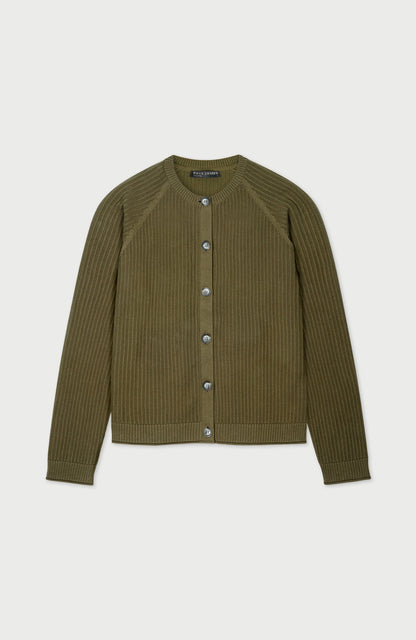 Womens Lightweight Cotton Textured Cardigan