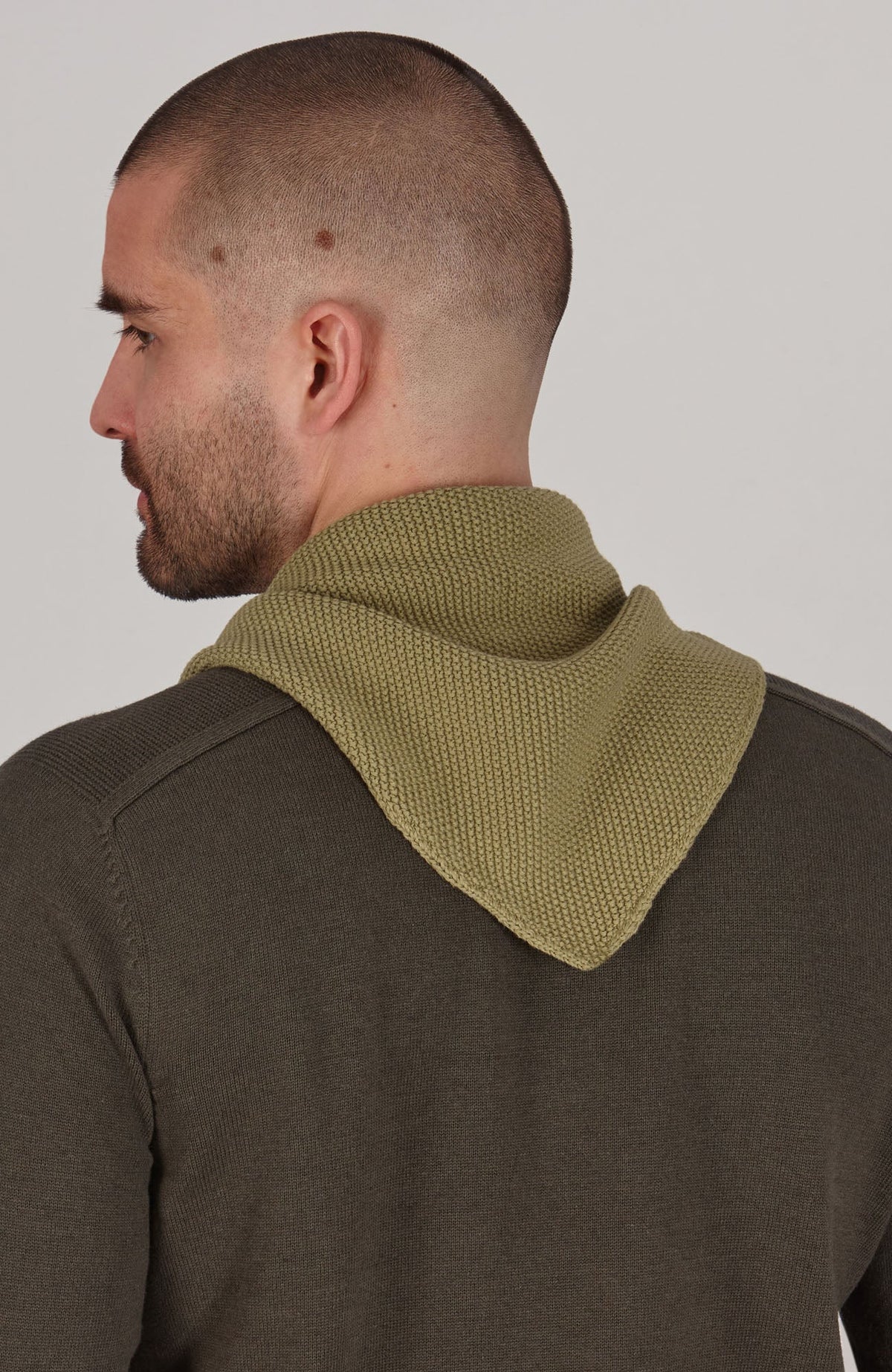 Cotton Textured Triangle Scarf