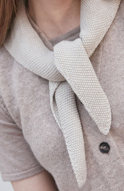 Cotton Textured Triangle Scarf