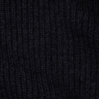 Lambswool Ribbed Triangle Scarf