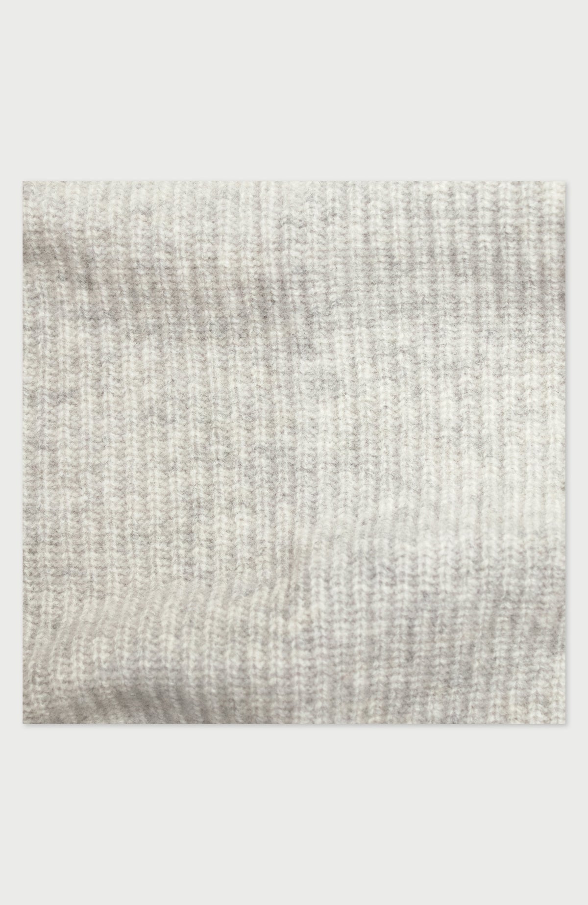 Lambswool Ribbed Triangle Scarf