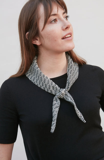 Cotton Two Tone Textured Neckerchief