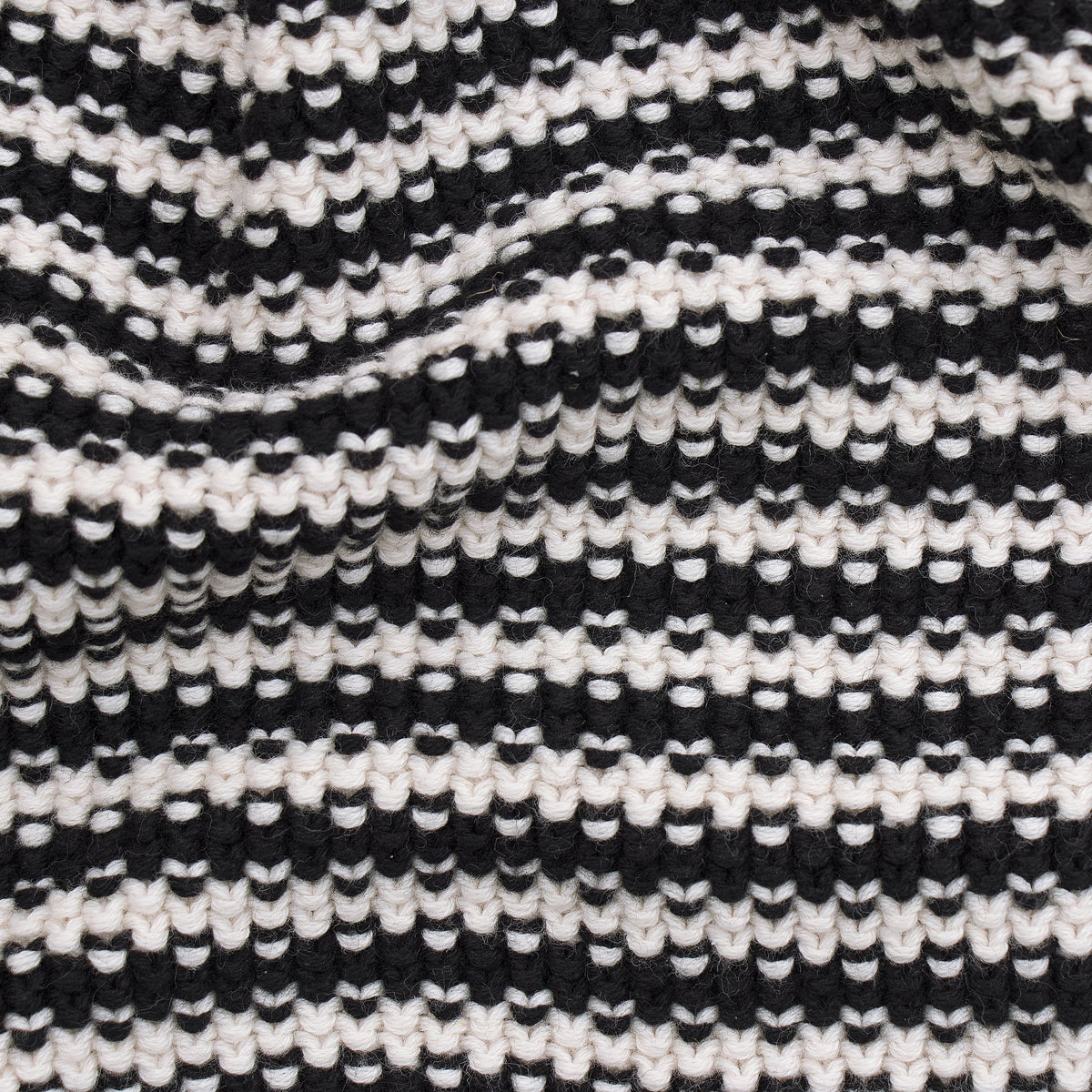Cotton Textured Stripe Mini Neckerchief