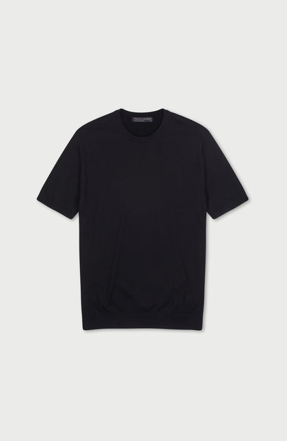 Mens Ultra Fine Cotton Short Sleeve Jumper