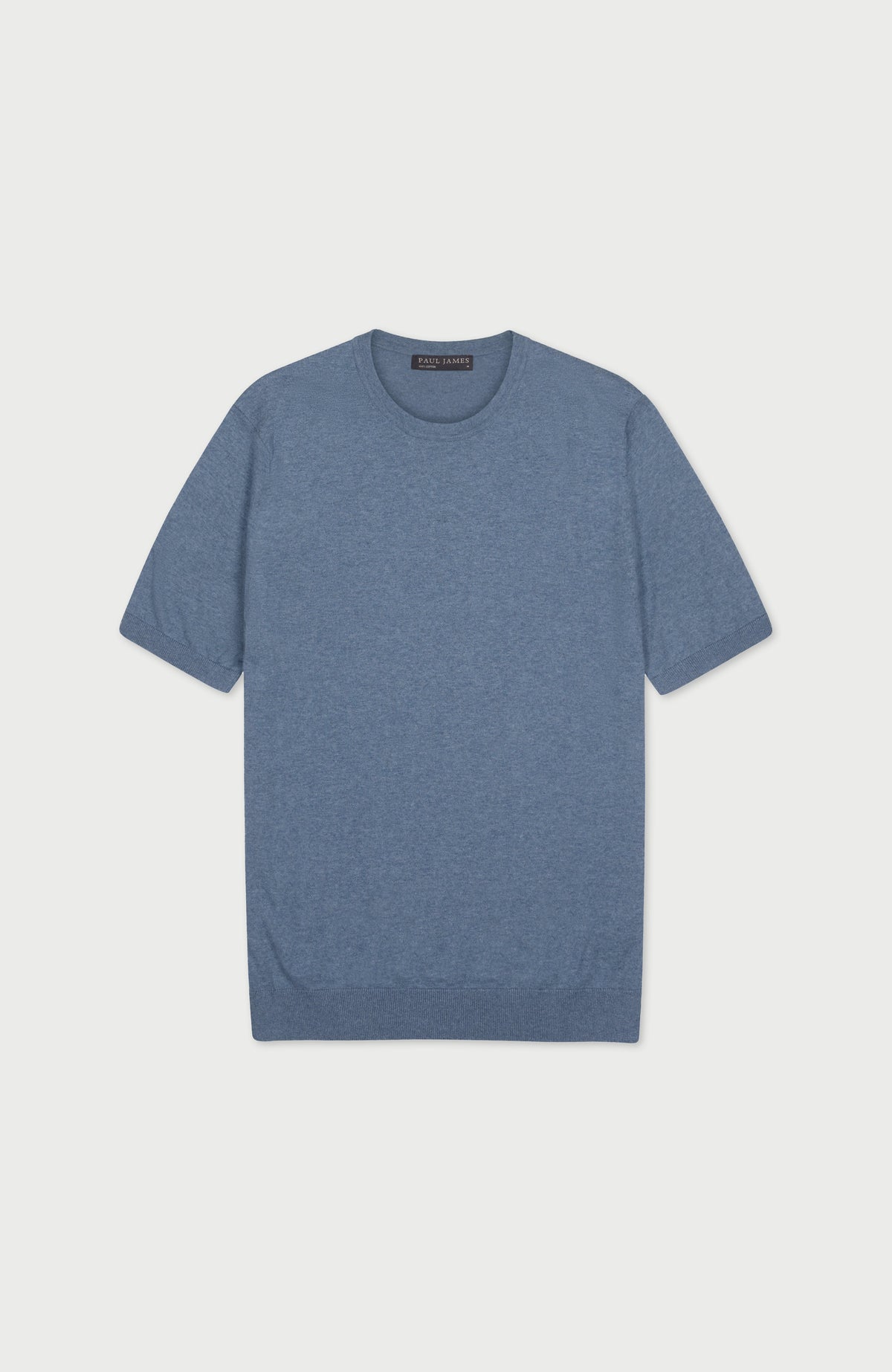 Mens Ultra Fine Cotton Short Sleeve Jumper