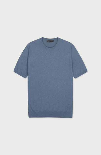 Mens Ultra Fine Cotton Short Sleeve Jumper