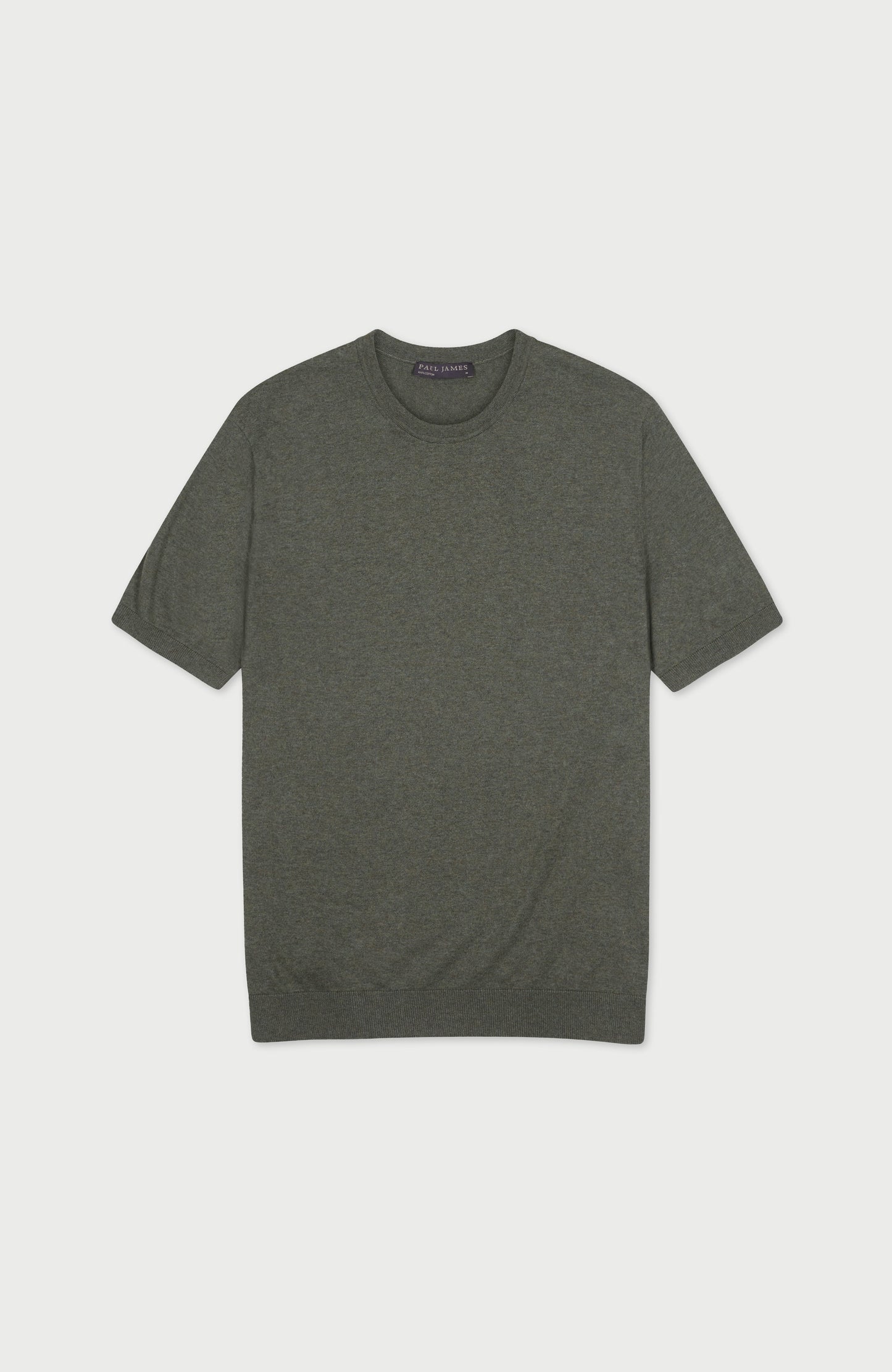 Mens Ultra Fine Cotton Short Sleeve Jumper