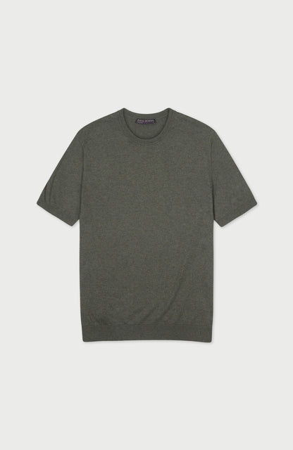 Mens Ultra Fine Cotton Short Sleeve Jumper