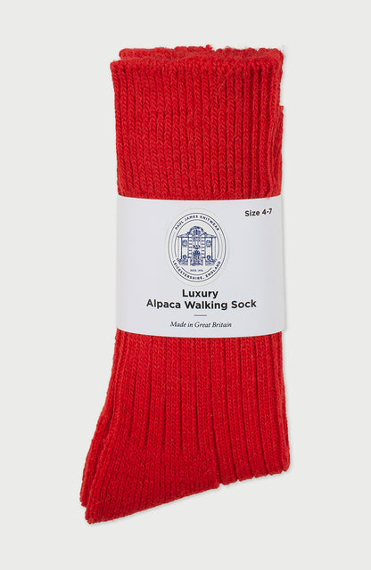 Alpaca Cushion Sole Walking Socks
