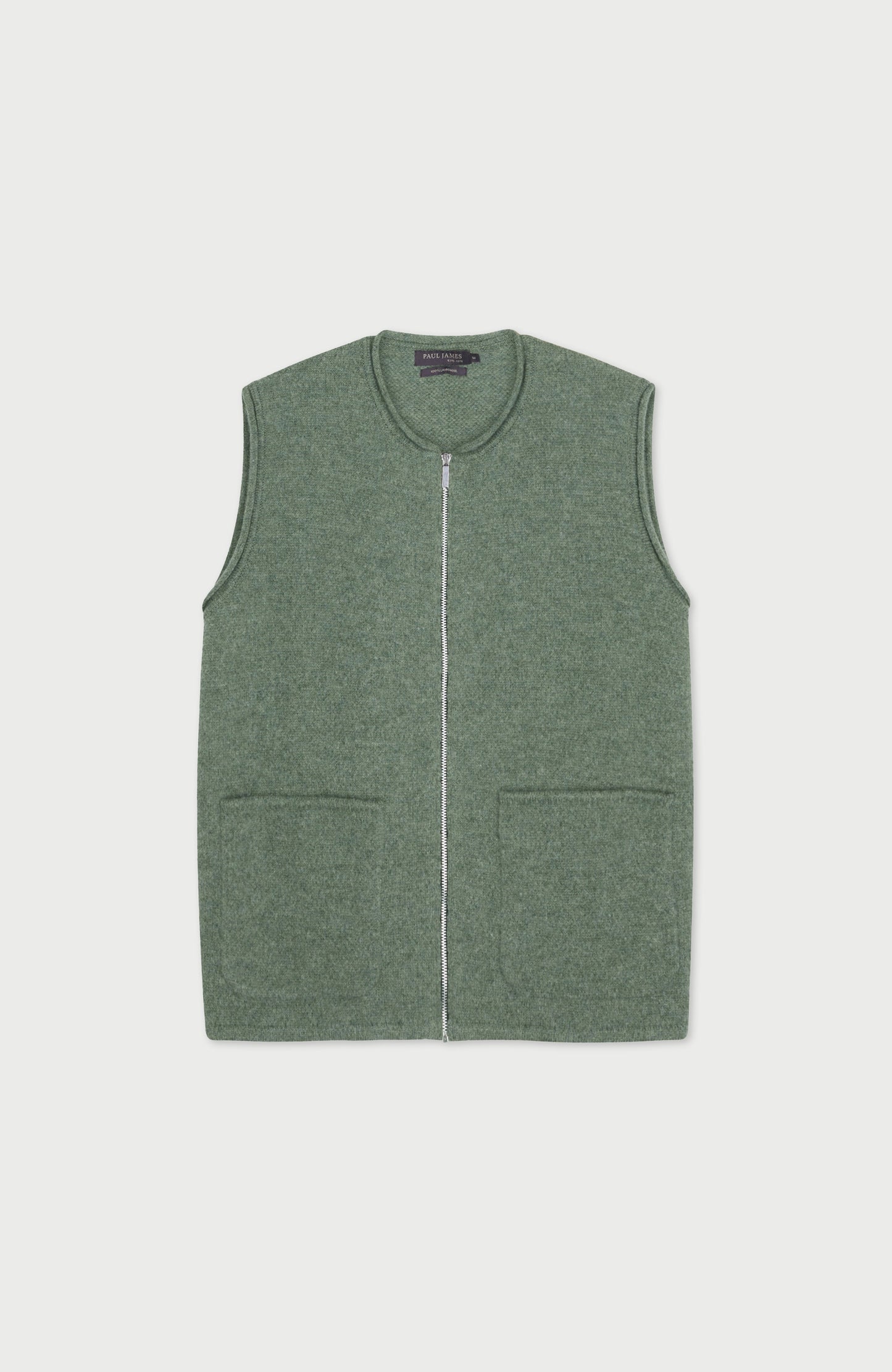 Womens Lambswool Knitted Gilet