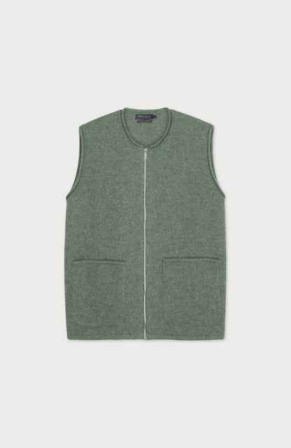 Womens Lambswool Knitted Gilet