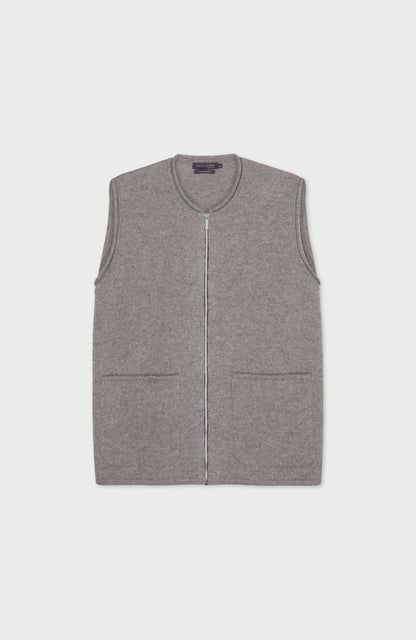Womens Lambswool Knitted Gilet