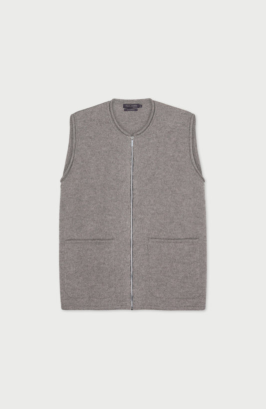 Womens Lambswool Knitted Gilet