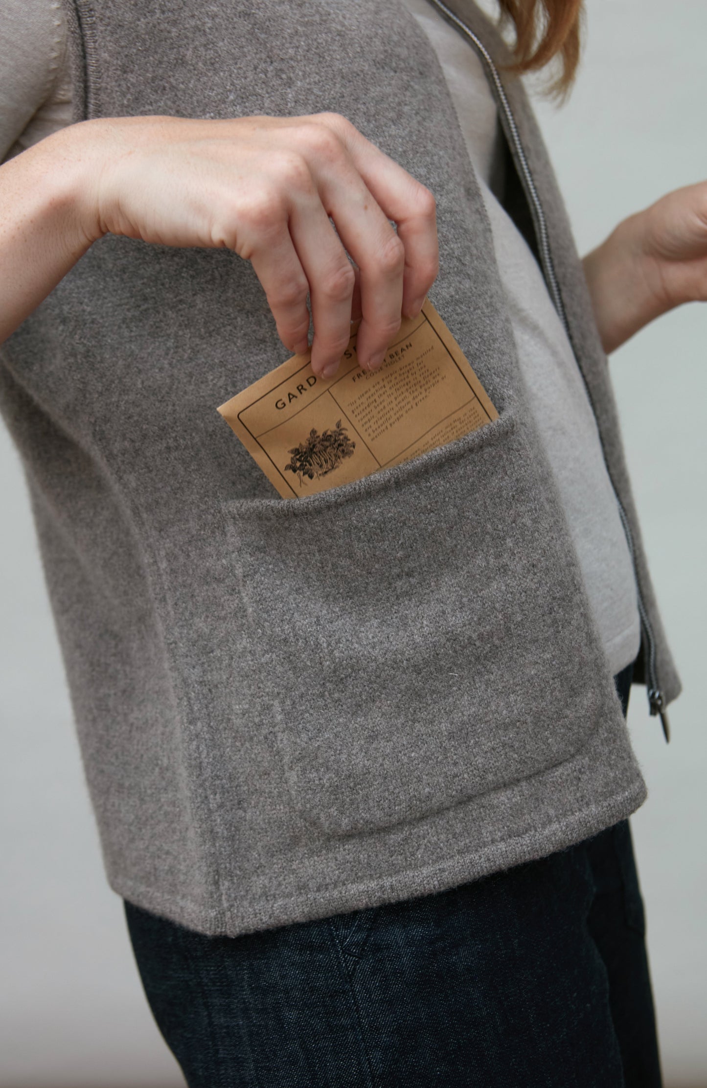 Womens Lambswool Knitted Gilet