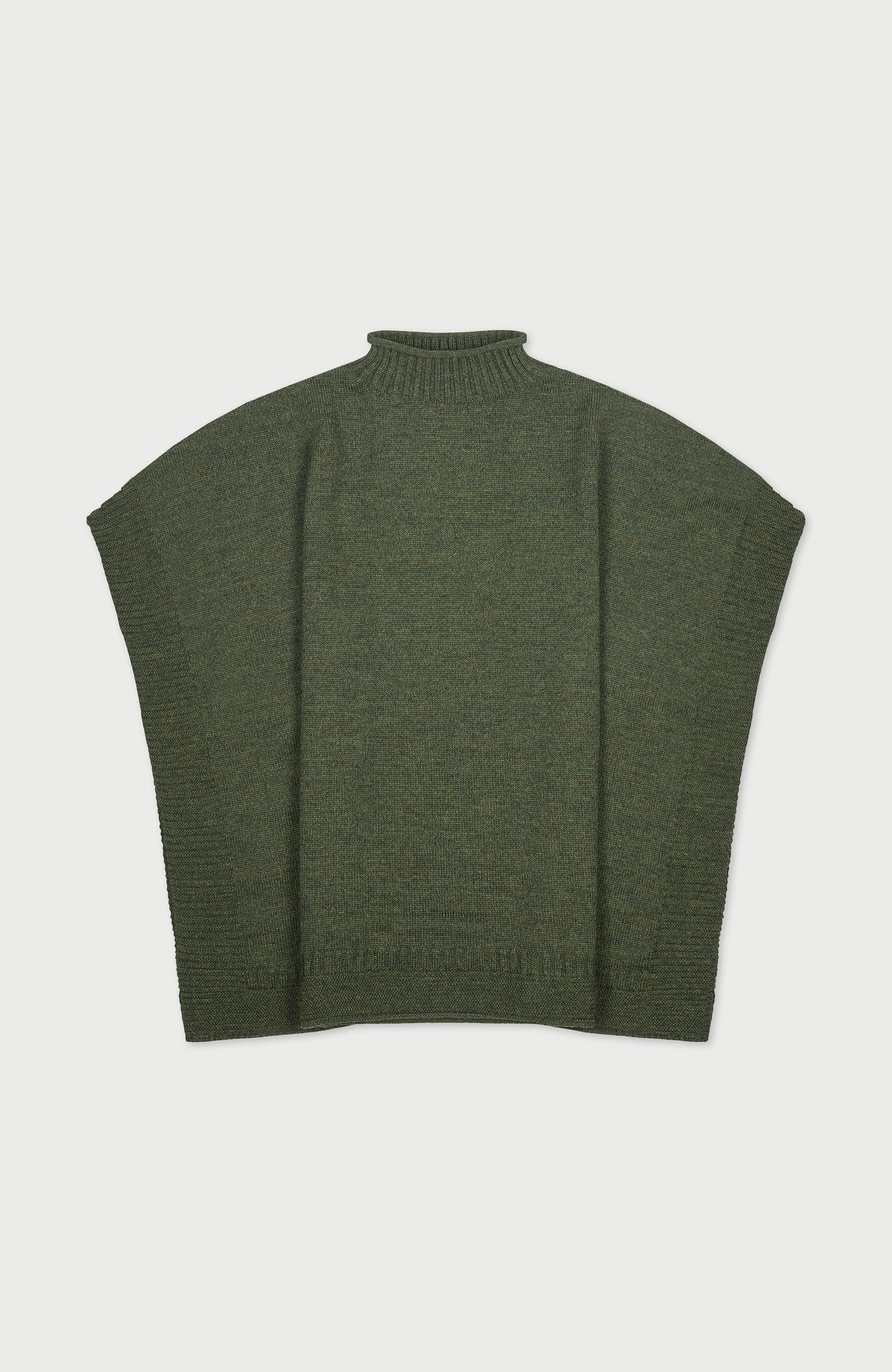Womens Chunky Merino Wool Poncho