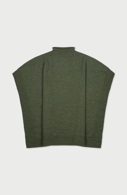 Womens Chunky Merino Wool Poncho