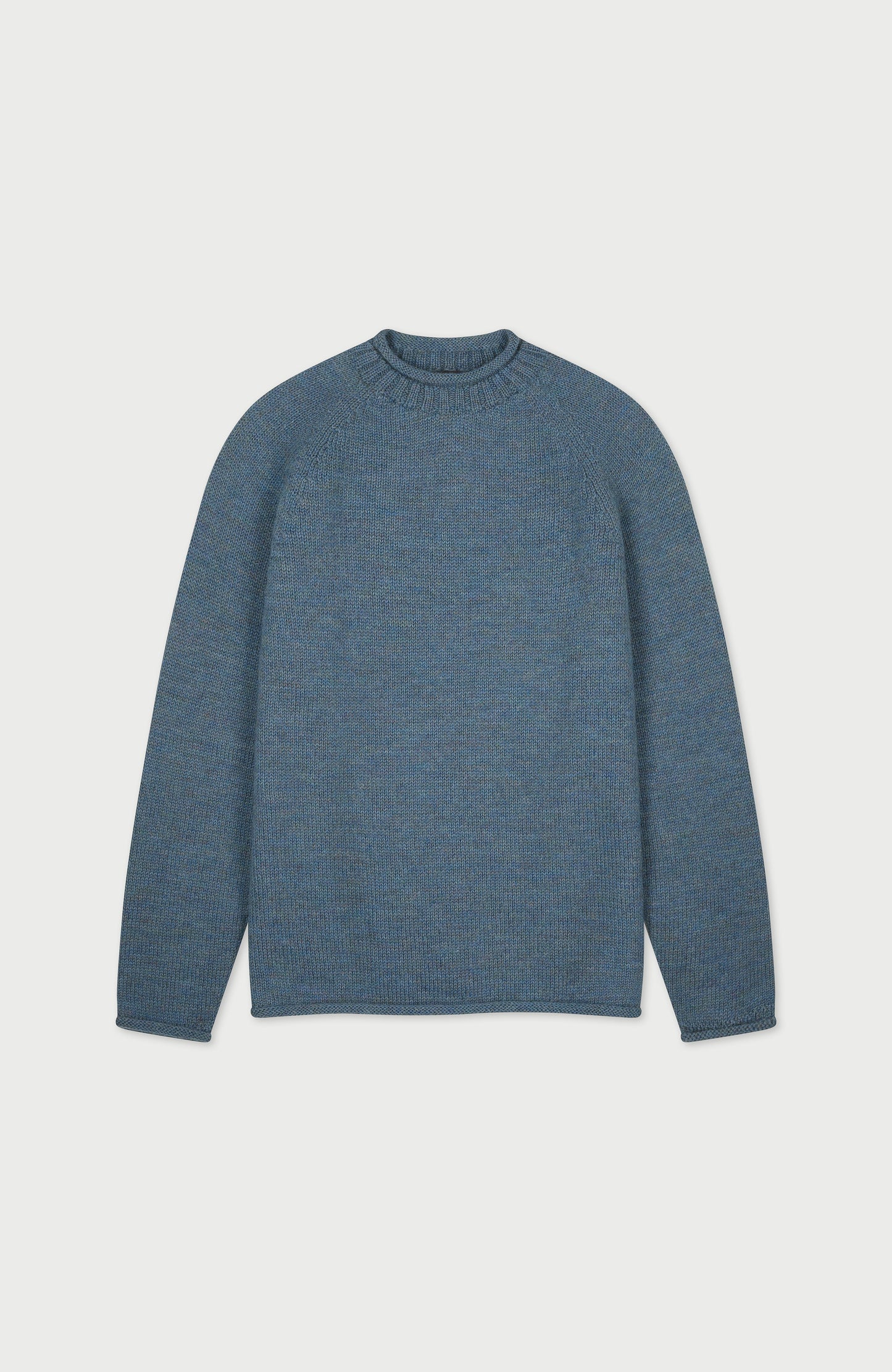 Mens British Wool Fishermans Crew Neck Jumper