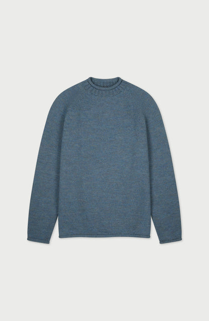Mens British Wool Fishermans Crew Neck Jumper