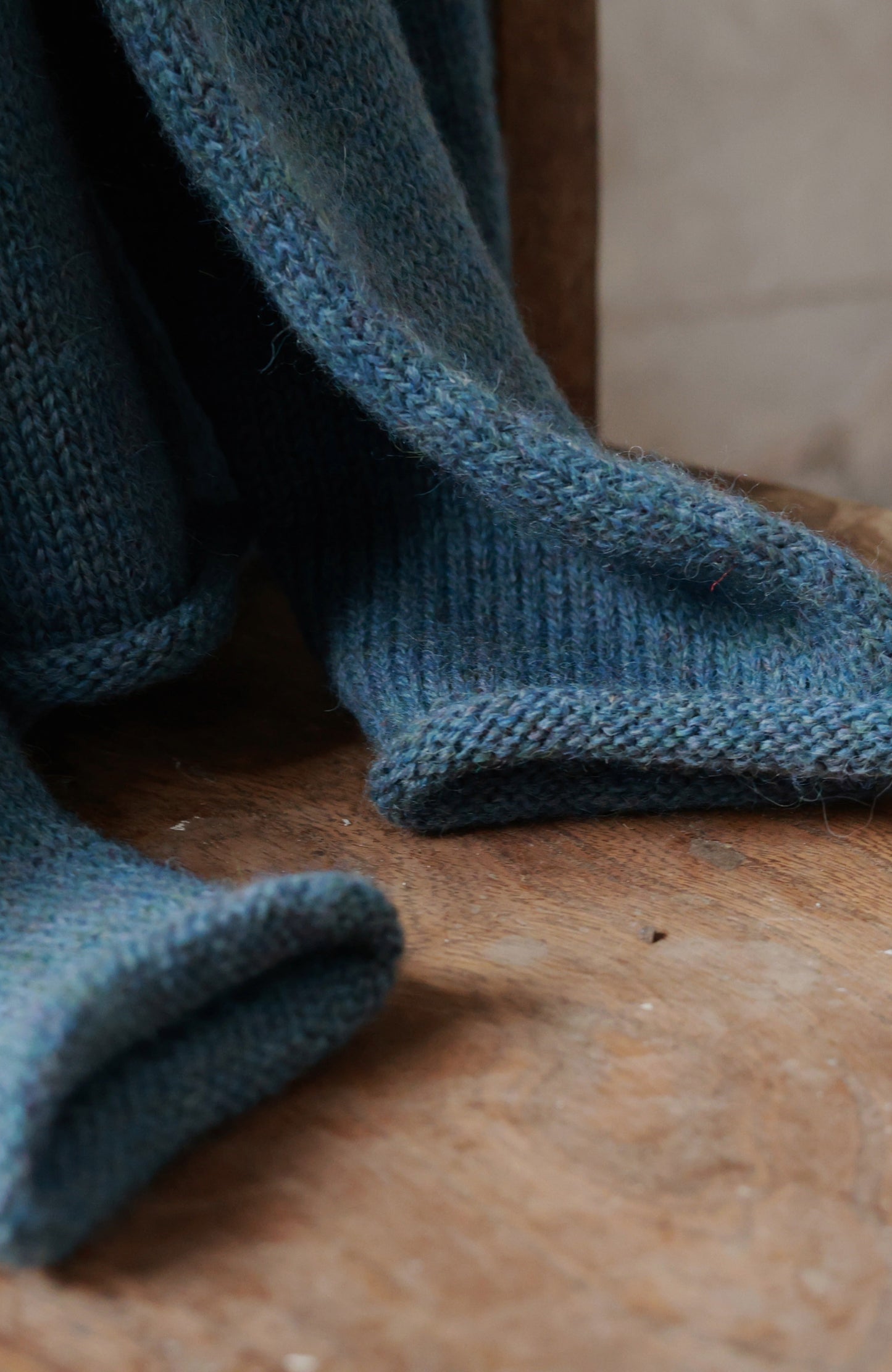 Mens British Wool Fishermans Crew Neck Jumper